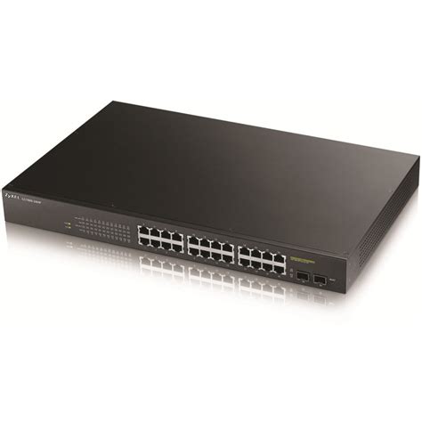 Zyxel Gs Hp Port Gbe L Poe Smart Switch Rackmount Watt