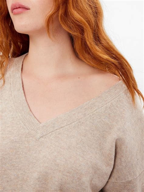 Cashsoft V Neck Sweater Gap