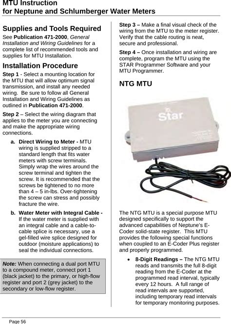 Neptune T 10 Water Meter Wiring Diagram