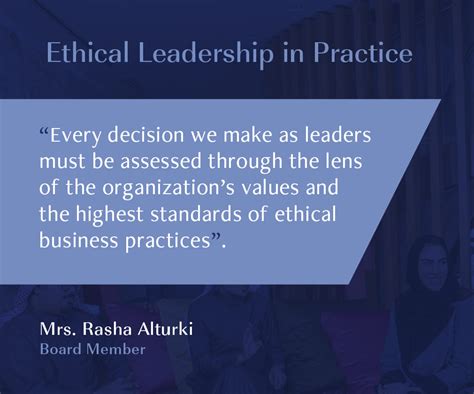 Ethical Leadership In Practice