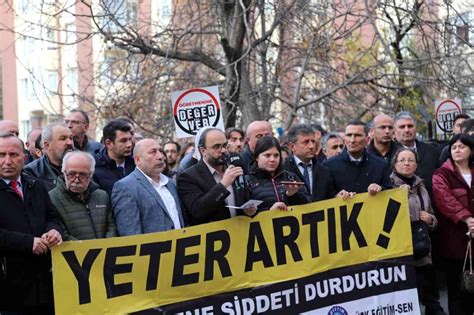 Öğrencisi tarafından bıçaklanan müdür yardımcısı için sendikalardan