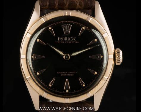 Rolex K Rose Gold O P Semi Bubble Back Vintage Gents