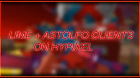 Cheating On Hypixel With Lime Astolfo Doot Free Client Paid