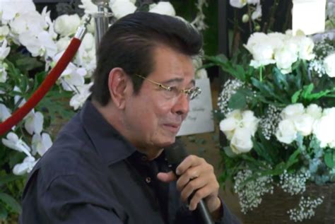 Eddie Gutierrez In Tears During Eulogy For Susan Roces ‘youll Always