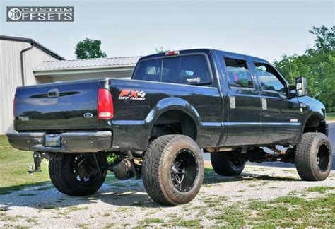 Wheel Offset 2004 Ford F 250 Super Duty Super Aggressive 3 5 Suspension Lift 6 Custom Offsets