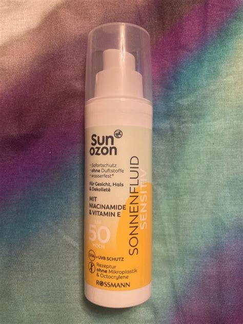 Sun Ozon Sonnenfluid Sensitiv LSF50 INCI Beauty