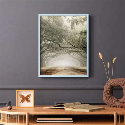 Millwood Pines Plantation Drive Framed Print Solid Wood Wayfair