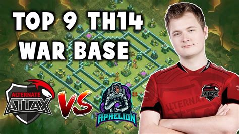 Top 9 Th14 War Base With Link ATN ATTAX Vs Aphelion Esports Bases