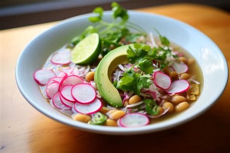 Premium Ai Image Pozole Hearty Mexican Soup With Hominy And Pork