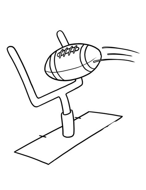 Football Goal Post Coloring Pages at GetColorings.com | Free printable colorings pages to print ...