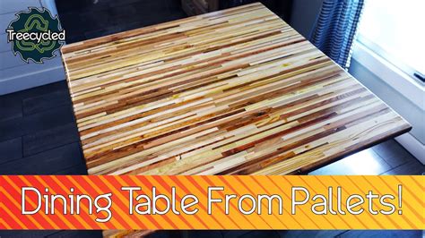 Building A Dining Table From Pallet Wood Aromatic Cedar Base And