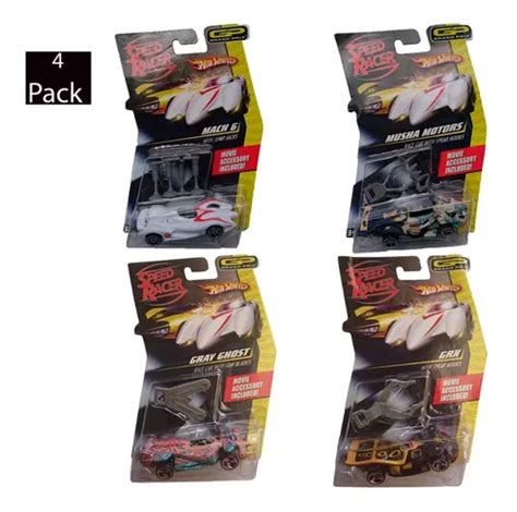 Hot Wheels Vehiculo Carrito Speedracer Meteoro Kit 4 Musha Meses Sin Intereses