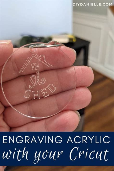 How To Engrave Acrylic With The Cricut Maker Diy Danielle®