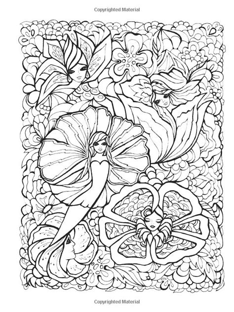 Fanciful Faces Coloring Book Creative Haven Miryam Adatto Creative