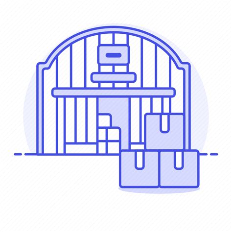 Box Inventory Logistic Management Package Service Supply Icon