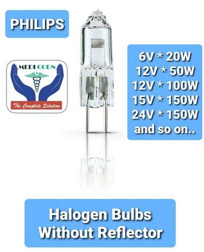 Assorted Types Glass Philips Halogen Bulb Without Reflector At Best