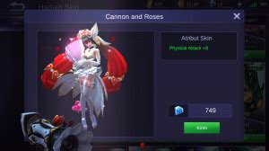 Beli Skin Cannon And Roses Special Skin Layla Mobile Legends