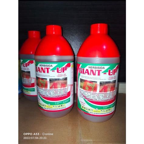 Jual Herbisida Giant Up 480 SL Kemasan 1Liter Glifosat Obat Rumput