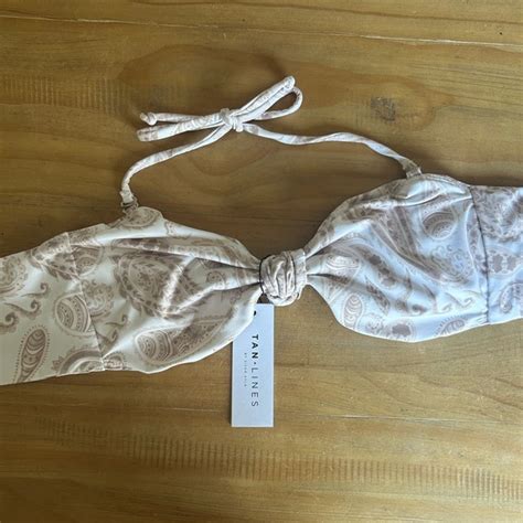 Tan Lines Swim Nwt Tan Lines Sivan Ayla Paisley Bikini Top Poshmark