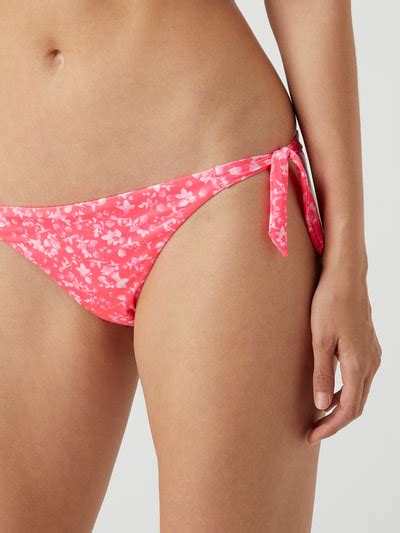 Banana Moon Bikini Slip mit Schnürungen Pinie Flashberry neon pink