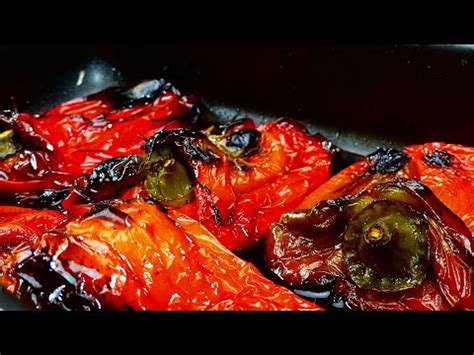 Pimientos Asados Al Horno Receta Y Consejos