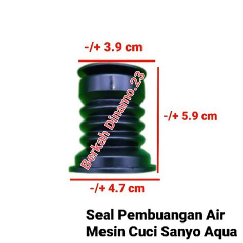 Jual Seal Karet Sil Pembuangan Air Mesin Cuci Sanyo Aqua Tabung