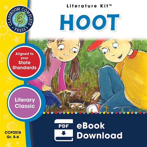 Hoot Novel Study Guide Grades 5 To 6 Ebook Lesson Plan