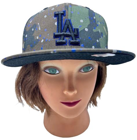 New Era Fifty Mlb Los Angeles Dodgers Camo Paint Spl Gem