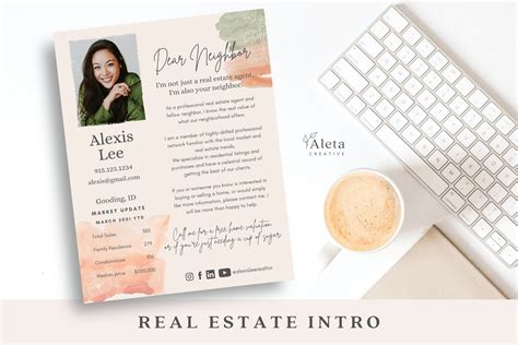 Realtor Introduction Real Estate Agent Letter Real Estate Marketing