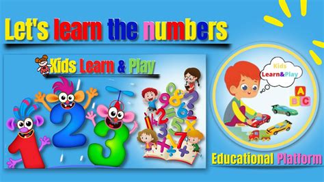 Lets Learn Numbers 1 10 Learn To Write And Count Number Number Words