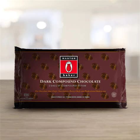 Jual Coklat Batang Tulip Master Baker Dark Chocolate Compound Kemasan