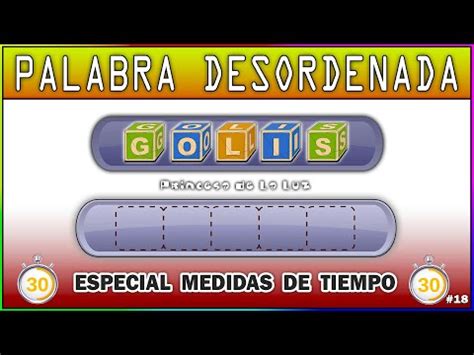 Palabras Desordenadas Juego Educativo Para Ordenar Palabras