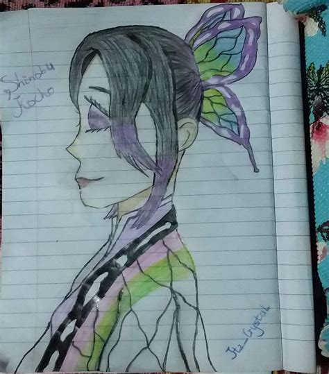 New Drawing Of Shinobu Kocho Demon Slayer Kimetsu No Yaiba Amino