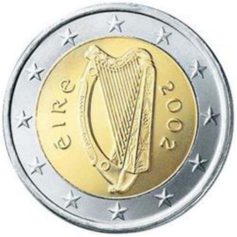 Ireland Euro Irish Harp Full Bu Gem Coins St Year Km Coin