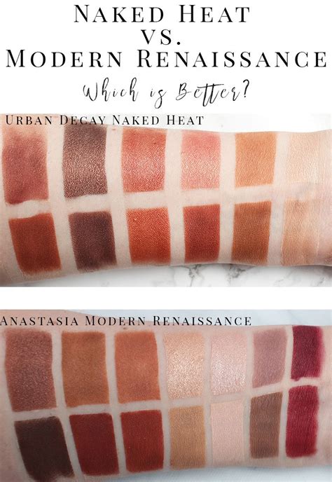 UD Naked Heat Vs ABH Modern Renaissance Produtos De Maquiagem Maquiagem