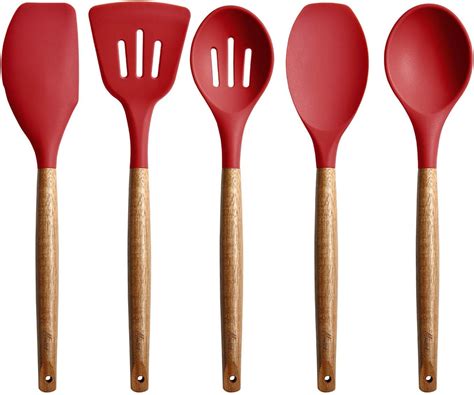 Kitchen Utensils Set Silicone Cooking Utensils Set Non Stick Silicone Spatula Set