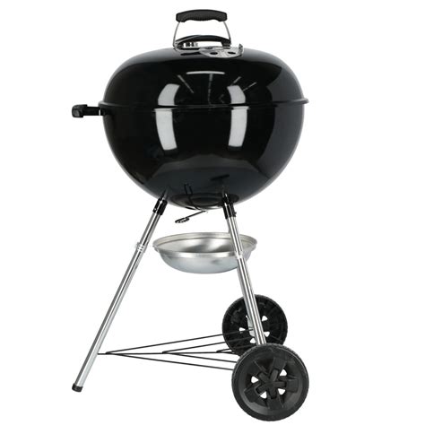 Weber E Weatherproof Barbecue Charcoal Kettle Grill With Built In