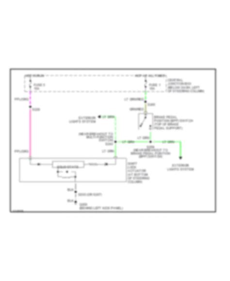 Shift Interlocks Ford Crown Victoria S 1999 System Wiring Diagrams Wiring Diagrams For Cars