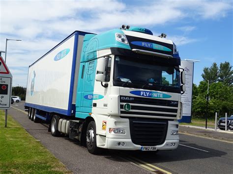 FN12 FBN Fly By Nite Daf XF Stadium Drive Falkirk Cammies Transport