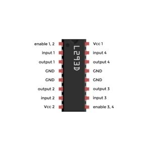 Circuito Integrado Ponte H L293D