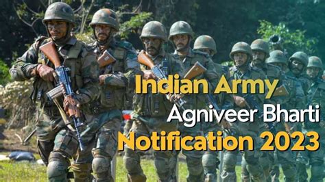 Indian Army Agniveer Bharti 2023 Notification Released At