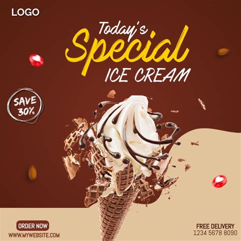 Ice Cream Poster Design Templates Postermywall