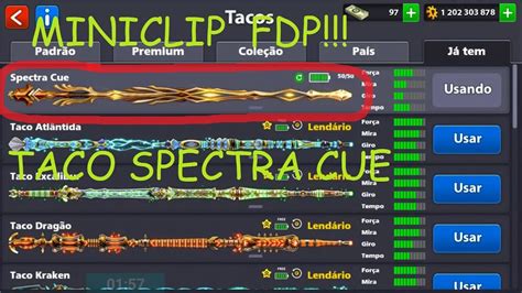 8 BALL POOL COMPRANDO TACO SPECTRA CUE CAIXAS LENDÁRIAS YouTube