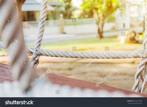 Closeup View Manila Rope Bridge Kids Stock Photo 572617600 Shutterstock