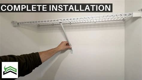 Closet Shelf Installation and Repair | ClosetMaid Wire Shelf Kit | Wire ...