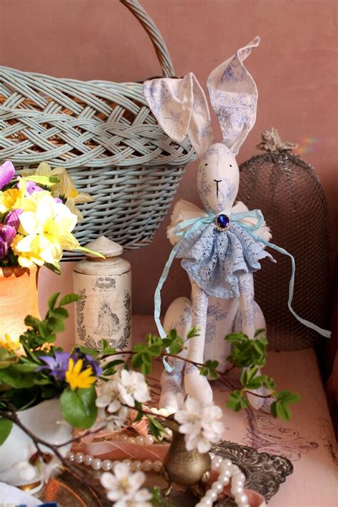 Shabby Chic Decor Rabbit Decor French Country Rabbit Shabby Etsy