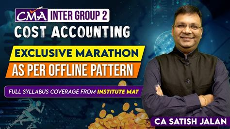 Cma Inter Cost Accounting Group 2 Marathon As Per Offline Exam Pattern