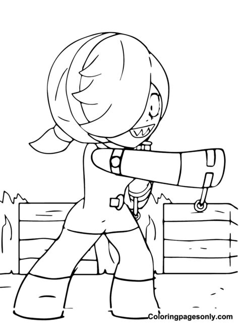 Colette Brawl Stars Coloring Pages Printable For Free Download