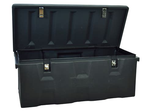 MegaSport Trailer Plastic Storage Trunk w/Mounting Hrdwr