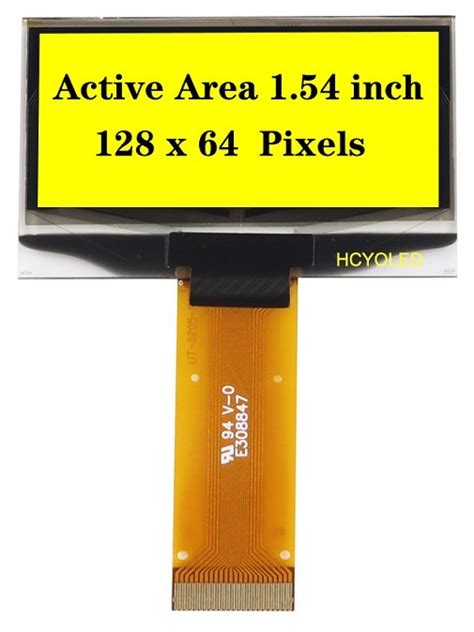 Top Choice Inch Yellow Oled Display Screen Extended Lifespan